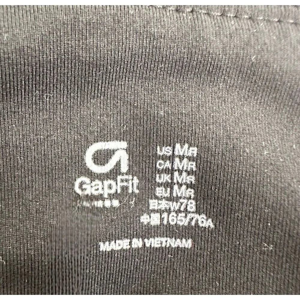 Gap Fit Leggings Women's Medium Active Stretch Gym Yoga Athleisure Running Black